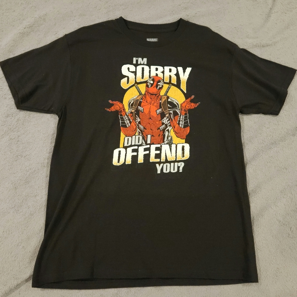 Deadpool Large T-Shirt Black